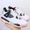 Top Designer Kids Shoes Jumpman Running Kid Shoes Sail 4 Black Cat outdoor fashion toddler boys girl boys sneakers children sports trainers runners 【code ：L】