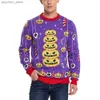 Men Knitted Sweater Halloween Pumpkin Print Long Sleeve Jumper Fall Casual Pullovers Tops Men's Clothing Letter Sweaters Q230830