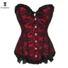 Taille Tummy Shaper Sexy Femmes Steampunk Vêtements Gothique Plus Taille Corsets À Lacets Désossé Overbust Bustier Taille Cincher Body Shaper Corselet S-6XL 230830