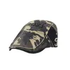 Bérets 2023 printemps été et automne Cool homme Ivy casquette mâle camouflage plat soleil casquettes papa loisirs coton béret 230830