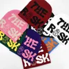 Ball Caps the Risk Dice Letter Embroidered Knitted Hat Cold Hat Woolen Hat Men and Women's Hip Hop Autumn and Winter Hat