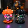 Новинка игры Halloween Skulls Electronic Candles Decorations Decorations ужас реквизит на открытом воздухе садовый бар с привидениями House Glow 230829