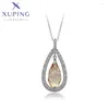 Подвесные ожерелья xuping jewelry fashion rhodium color Лето -прибытие кристаллы День Святого Валентина Подарки 40511