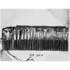 Makeup Brushes 24 Piece Brush Set Get Hair Leather Pouch Beauty Tool Coloris Professional Cosmetics Make Up Kit Drop Delivery Health DHY6H