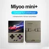 Jogadores de jogos portáteis Miyoo Mini Plus Retro Console de vídeo portátil Sistema Linux Classic Gaming Emator 3.5 polegadas Ips HD Sn Jogos V2 Drop Dhjgp