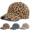 Ball Caps Leopard Print Baseball Cap Hip Hop Mens Womens Corduroy Animal Sun Hat Adjustable Gorras 230830