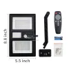 138 LED Solar Wall Lights Outdoor Garden 4 Lägen 4400mAh Solar Power Security Motion Sensor Light 21 LL