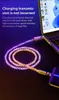 120W Super Fast Charging USB Type C Cable 180 ° RGB Lighting 6A Micro USB Cable for Samsung Xiaomi OnePlus LG CORM