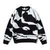 Männer Pullover Nicht-Bügel Schwarz Grün Druck Für Frühling Herbst Winter Kleidung 2023 Pull OverSize 3XL 4XL Stil Casual Pullover