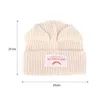 Beanie Skull Caps Fashion Hooded Cap Knit Hat Double Layer Warm Cat Ear Woolen Cute Hip Hop Autumn Winter Beanies Hats 230829