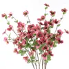 Decoratieve bloemen 1pc 3D Kerstroos Simulatie Bloemtak Voor Diy Bloemstuk Accessoires Festival Thuis Bruiloft Decor