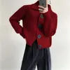 Kadın Sweaters Sweater Ceket Kadın 2023 Yaz Büyük Düğmesi Örme HARDIGAN