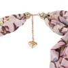 Navel Bell Button Rings Runmeifa Pendants Halsband Chiffon Jewelry Scarf Woman Ladies Fashion Vintage Long Tassel Female Solid Bohemian Style 230830