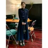 Two Piece Dress High-end Quality Women's Suit Skirt Temperament Fragrant Style 2023 Autumn Retro Coat Long Two-piece Jacket Set