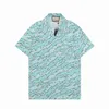 Män designer skjortor 2023 ny sommar kort ärm avslappnad skjortor mode lös polos strandstil andningsbara tshirts tees kläder 15316s