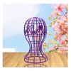Wig Stand Lantern Shape Plastic Wig Stand Hat Cap Holder Fourble Multi-Purpose Wig Head Stand Storage Rack Wig Accessories 230830