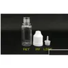 Garrafas de embalagem Atacado Pet Needle Bottle 5ml Plástico Conta-gotas Clear 5 ml E Líquido para E-Suco 13 Cores Drop Delivery Office School Dhjru