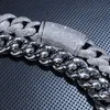 Populaire 925 Sterling Zilveren Ketting Fijne Sieraden Iced Out Vvs d Kleur Moissanite Diamond Cubaanse Link Chain Mannen