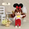 Bonecas 112 BJD para meninas 16cm 3D Simulação Princesa Dress Up Boneca Infantil Brinquedos Bonitos Presentes de Aniversário Multijoint 230830