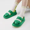 Slippers 2023 Women Platform Soft EVA Indoor Summer Shoes Lovers Beach Slides 2 Way Wear Female Male Fashion Sandals