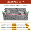 椅子カバーリビングルームのソファカバーストレッチプリントソファスリップカバーLシェイプコーナーソファカバーFunda Sofa Elastic Couch Cover 1234-SEAT 230829