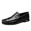 Kleding Schoenen mannen Lederen Flats 2019 Nieuwe Merk Alligator Ontwerp Mannen Penny Loafers Mode Stijl Heren Mocassin Schoenen L0830