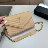 Moda tasarımcı kadın çanta kadın omuz çantası deri zarf zinciri cüzdan cüzdan çantası altın zincir çantalar