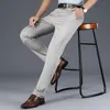 Mens Pants British Style Men High Quality Casual Dress Pant Design Slim Byxor Formell Office Social Wedding Party Suit S10 230829