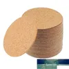 Tapetes Pads 50 Pcs Auto Adesivo Cork Coasters Backing Folhas para DIY Desktop Decoração Cozinha Mesa Pad Drop Delivery Home Garden Din Dhbhf