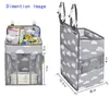 Boxes Storage Baby Bed Organizer Hanging Bags For born Kids Crib Diaper Nappy Storage Care Infant Bedding Nursing 230829