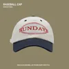 Ball Caps Szygowanie mody dżinsowe czapka baseballowa europejska i amerykańska wiosenna jesienna okładka listy haftowane szczytowe kobiety 230830