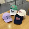 Ball Caps koreańskie haftowane czapkę baseballową unisex kapelusze snapback dla kobiet mężczyzn kość tato kapelusz mody listu hip -hop swobodna para