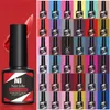 80 Renk Fototerapi Oje Jel UV Jel Oje Set Tırnak Salonu Özel Yarı Kalıcı Vernik Karışık Tırnak Sanat Salon Glitter Nail