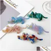 Hair Accessories New Cute Cartoon Cat Hairpin Ribbon Acetate Fiber Clips Bangs Duckbill Clip For Womans Girls Fashion Barrettes Drop D Dh0Iz