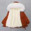 Down Coat Cute Hooded Fake Fur Outwear Baby Girl Warm Thick Parkas Outerwear Toddler Winter Girls Clothing 4 Colors