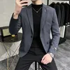 Mäns kostymer 2023 Spring Single -Breasted Casual Liten kostym i 5 färger - Slim Korean Style med trendande element