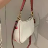 Bolsos de noche Bolsos de hombro 2023 Nuevo Teri Chain Love Mahjong Bag Glacier White Contrast Stick Bolso para axila para mujer