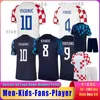 22 23 24 NY CROACIA MODRIC SUKER FANS PLAYER SOCCER JERSEYS National Team European Cup Kovacic Brozovic Perisic Football Shirt Home Away Women Kid Kit Uniforms