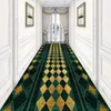 Tapis de couloir de couloir de pont-levis tapis vert 3D tapis de salon tapis pour enfants tapis de jeu décor à la maison chambre tapis de cuisine HKD230830