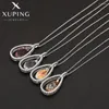 Подвесные ожерелья xuping jewelry fashion rhodium color Лето -прибытие кристаллы День Святого Валентина Подарки 40511