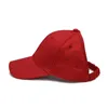 Ball Caps Baseball Cap Hat без спинка летние головные уборы регулируют стирку