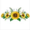 Wall Stickers 1PCS Removable Sunflower Sticker Kitchen Waterproof Decals For Kids Room Living Bedroom Home Decoration 230829