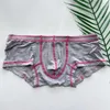 Onderbroeken Sexy Ondergoed Verkopen Zomer Mode Mannelijke Slipje Boxer Heren Modale Zachte Ademende Homme Shorts