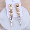 Hoop Huggie Boho Long Tassel Woman örhängen Big Drop Earrings For Women Crystal Dangle Earrings Fashion Jewelry Accessories Gift 230830