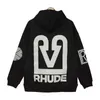 Heren Hoodies Sweatshirts Goede Kwaliteit Zware Stof Oversized Rhude Fashion Hoodie Heren 1 1 Losse Truien RHUDE Dames Sweatshirts Herenkleding