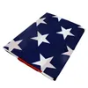 Banner Flags American Flag - 3X5 Ft Higt Quality Nylon Embroidered Stars Sewn Stripes Sturdy Brass Grommets. Usa Garden Drop Delivery Dh0Ed