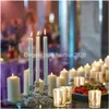 Candle Holders Aromatherapy Candlestick Plating Starry Holder Romantic Colored Glass Cup Home Desktop Ornament Supplies Drop Delivery Otkil