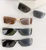 Neue Modedesign-Katzenaugen-Sonnenbrille 59ZS, kleiner Metallrahmen, randlose Linse, einfacher und beliebter Stil, UV400-Schutzbrille für den Außenbereich, Top-Qualität