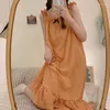 Женская одежда для сна 2023 летняя хлопковая пижама девочки сладкая подвеска