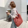 casual straw women shoulder bags wicker woven handbags rattan summer beach bag large capacity tote lady big purses shopper new